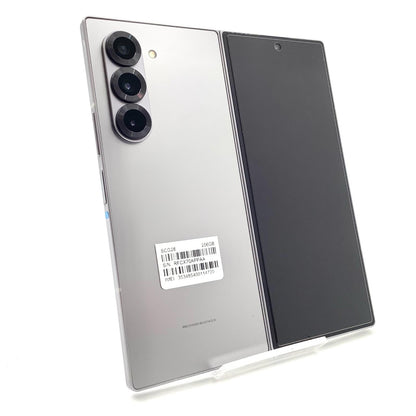 【全額返金保証】【最速発送】SAMSUNG Galaxy Z Fold6 256GB シルバー シャドウ au SCG28 超美品 動作確認済