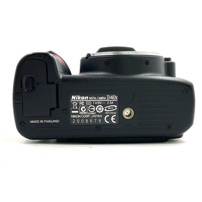 【全額返金保証】【最速発送】Nikon デジタル一眼 D40x ボディ ブラック 動作確認済