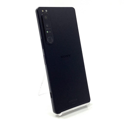 【全額返金保証】【最速発送】Sony Xperia 1 IV 256GB Black au SOG06 動作確認済