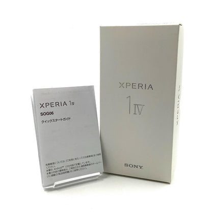 【全額返金保証】【最速発送】Sony Xperia 1 IV 256GB Black au SOG06 動作確認済