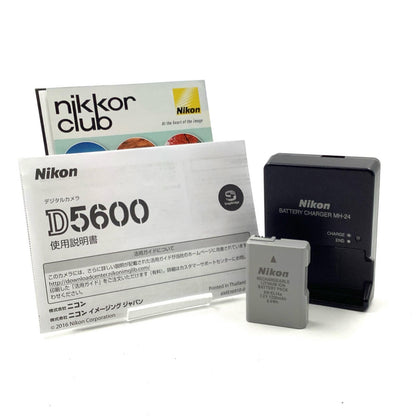 【全額返金保証】【最速発送】Nikon デジタル一眼 D5600 ボディ ブラック 動作確認済