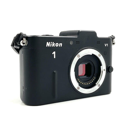 【全額返金保証】【最速発送】Nikon デジタル一眼 Nikon 1 V1 ボディ ブラック 動作確認済