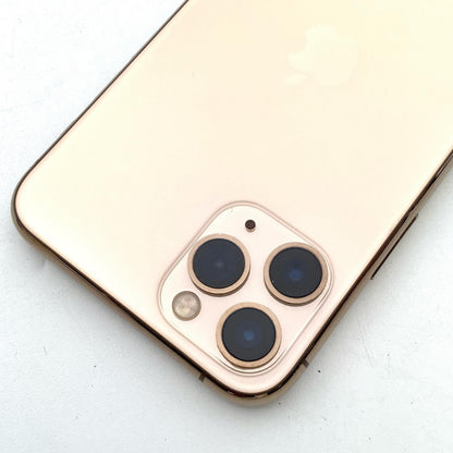 【全額返金保証】【最速発送】Apple iPhone iPhone 11 Pro 64GB ゴールド au 白ロム 動作確認済 88%