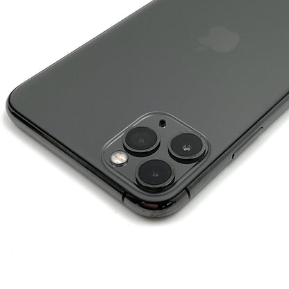 【全額返金保証】【最速発送】Apple iPhone iPhone 11 Pro Max 256GB スペースグレイ Softbank SIMフリー 動作確認済 73%