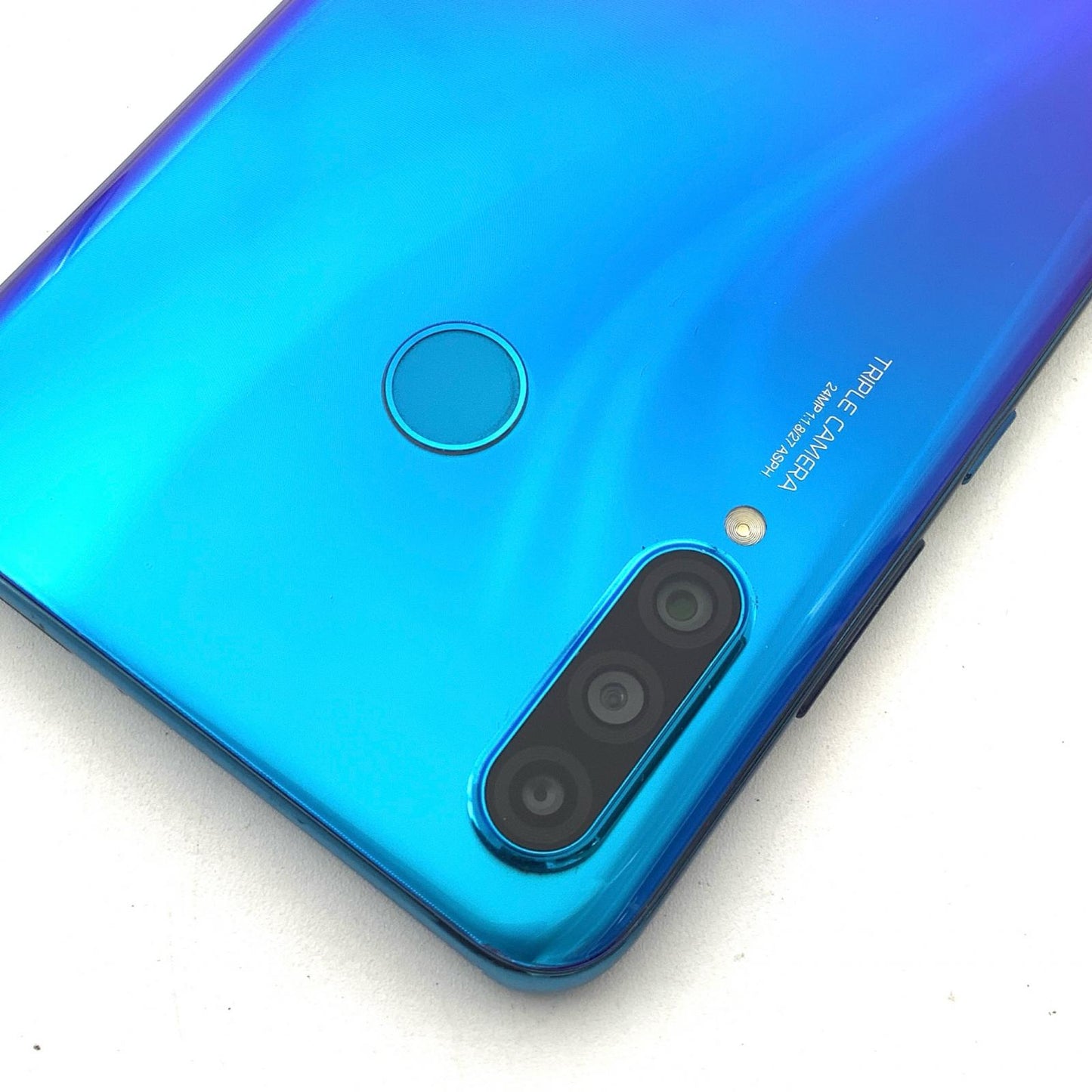 【全額返金保証】【最速発送】Huawei P lite 30 64GB Peacock Blue SIMフリー MAR-LX2J 白ロム 動作確認済