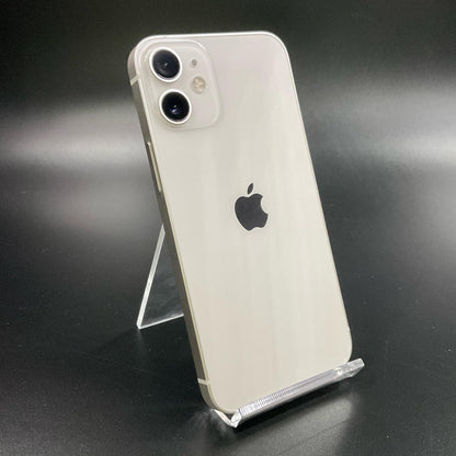 【全額返金保証】【最速発送】Apple iPhone iPhone 12 mini 128GB ホワイト au 動作確認済 75%
