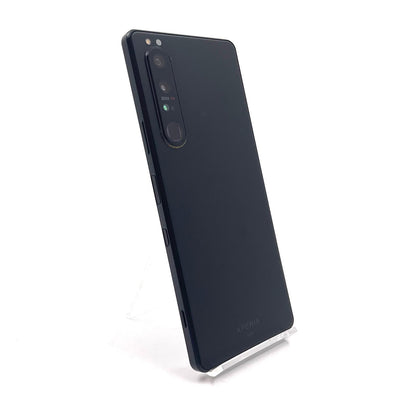 【全額返金保証】【最速発送】Sony Xperia 1 III 256GB フロストブラック au SOG03 白ロム 動作確認済