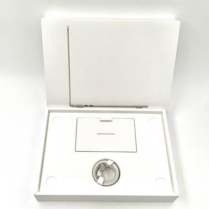 【全額返金保証】【最速発送】Apple MacBook Air 13インチ 2022 Apple M2 8GB SSD 256GB スターライト 100% 美品 動作確認済