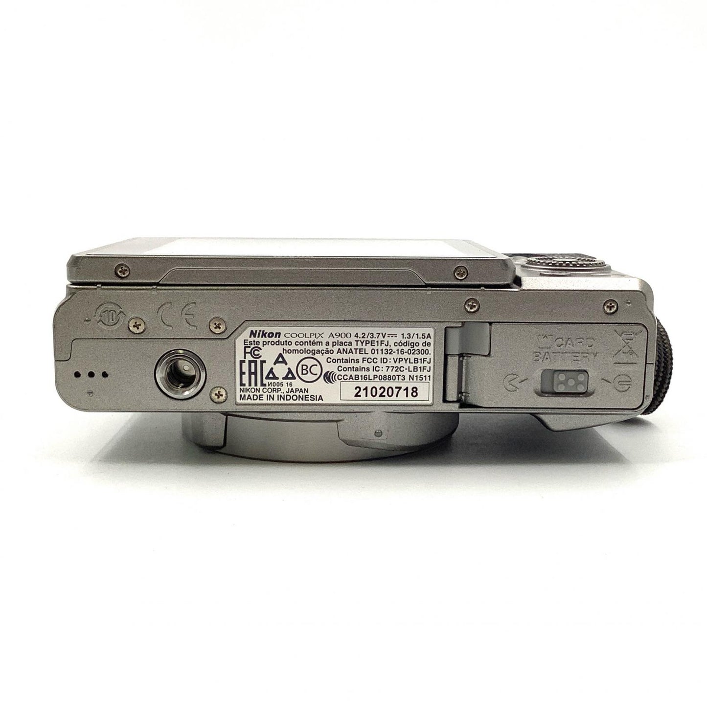 【全額返金保証】【最速発送】Nikon コンパクトデジタルカメラ COOLPIX A900 [シルバー] 超美品 動作確認済