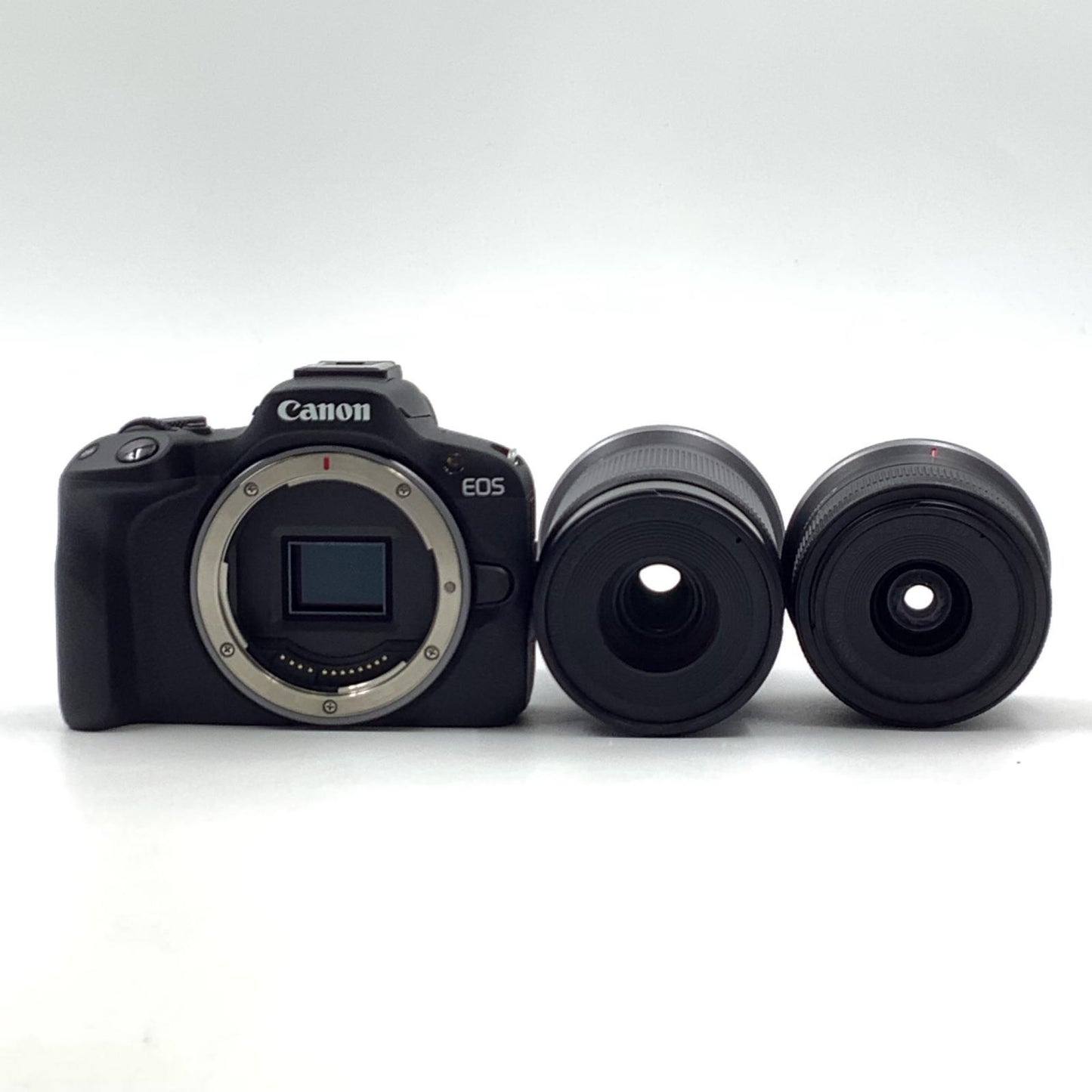 【全額返金保証】【最速発送】Canon デジタル一眼 EOS R50 ダブルズームキット ブラック 美品 動作確認済