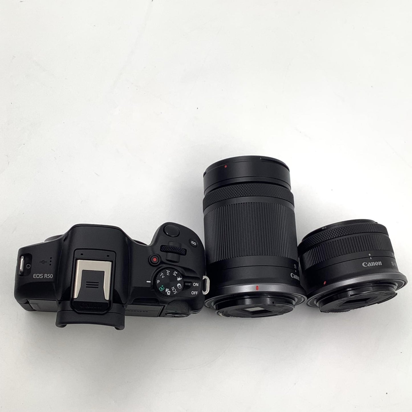 【全額返金保証】【最速発送】Canon デジタル一眼 EOS R50 ダブルズームキット ブラック 美品 動作確認済