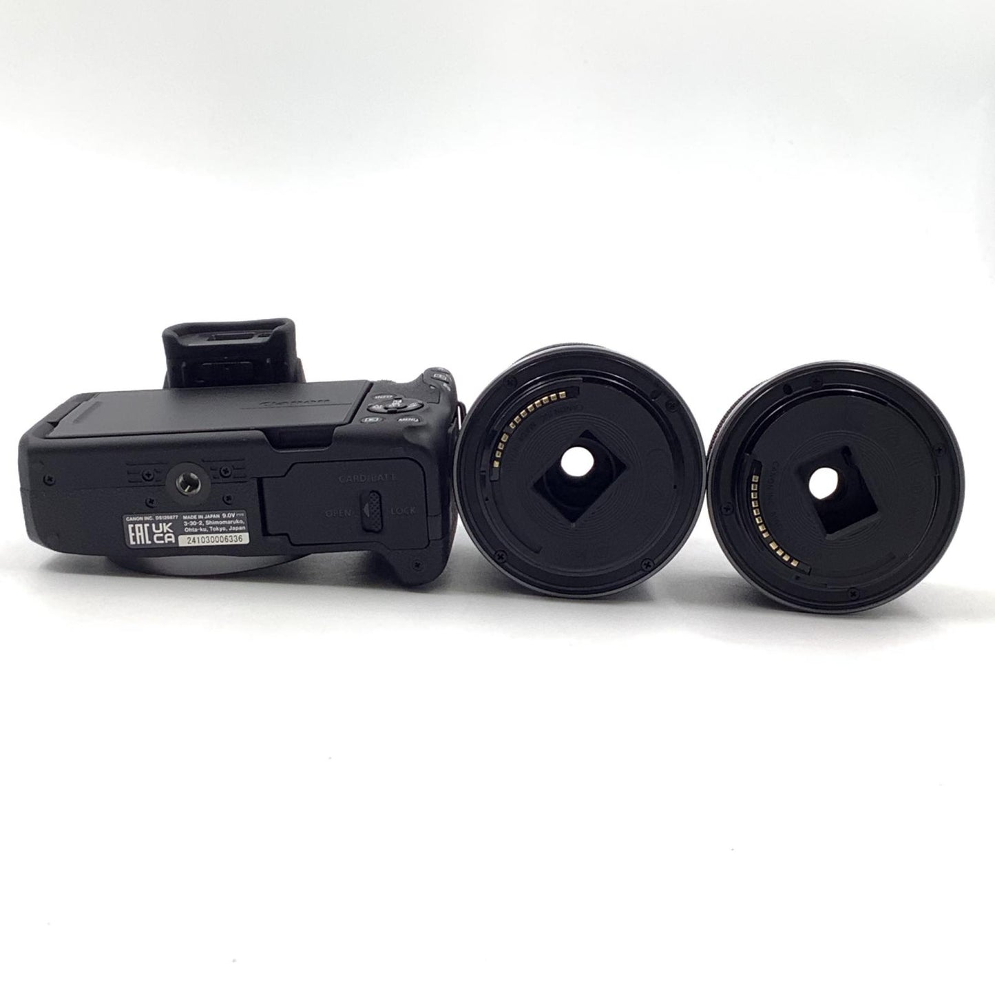【全額返金保証】【最速発送】Canon デジタル一眼 EOS R50 ダブルズームキット ブラック 美品 動作確認済
