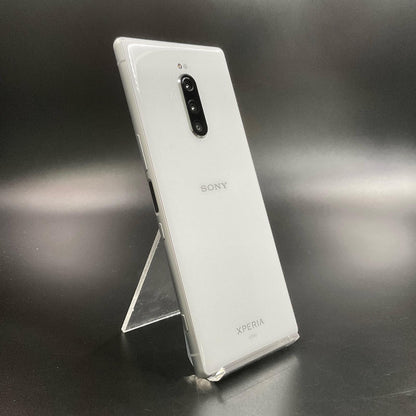 【最速発送】Sony Xperia 1 ホワイト au SOV40 白ロム【難有】