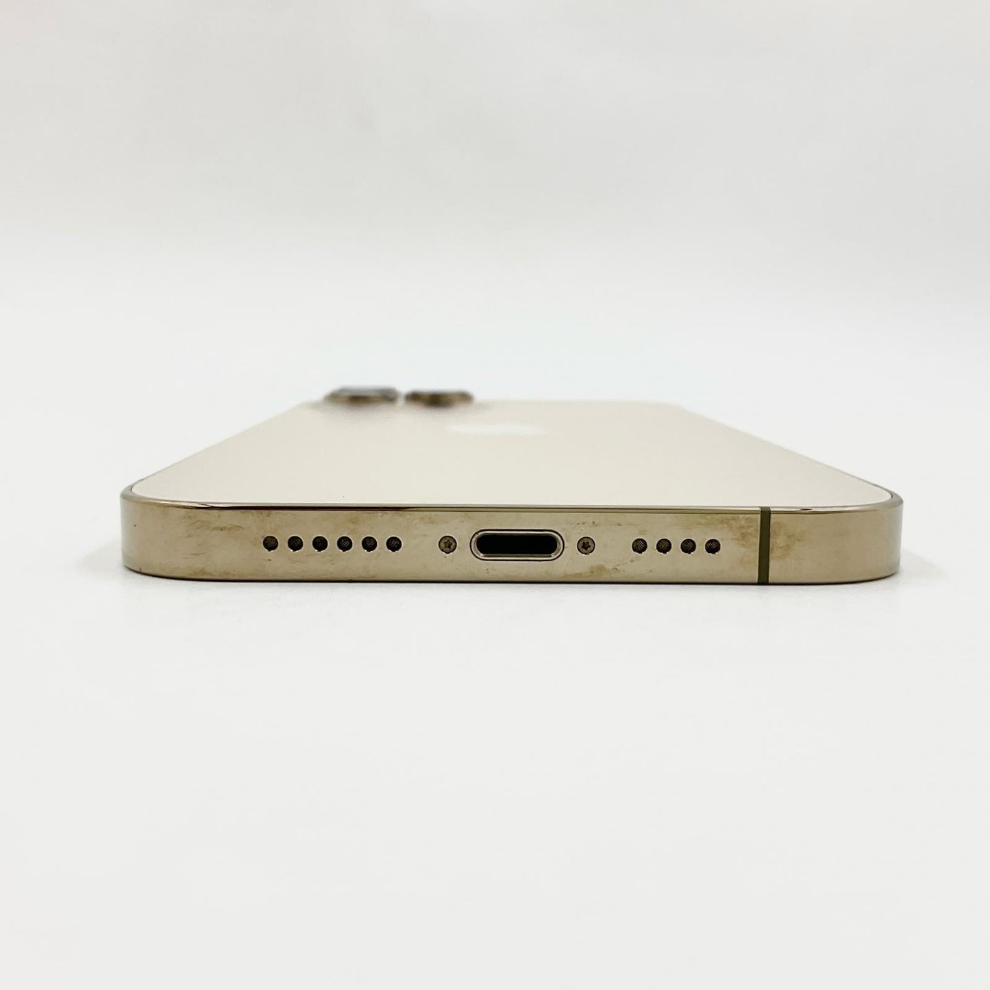 【全額返金保証】【最速発送】Apple iPhone iPhone 12 Pro Max 256GB ゴールド docomo SIMフリー 白ロム 動作確認済 75%