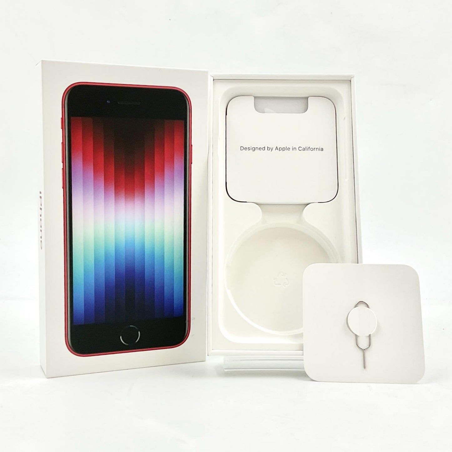 【全額返金保証】【最速発送】Apple iPhone iPhone SE（第3世代） 128GB (PRODUCT)RED SIMフリー 白ロム 動作確認済 83%
