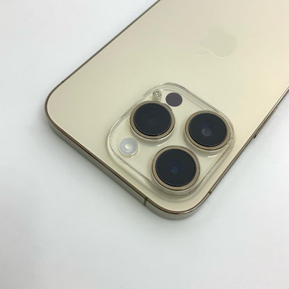 【全額返金保証】【最速発送】Apple iPhone iPhone 14 Pro 256GB ゴールド SIMフリー 白ロム 動作確認済 96%