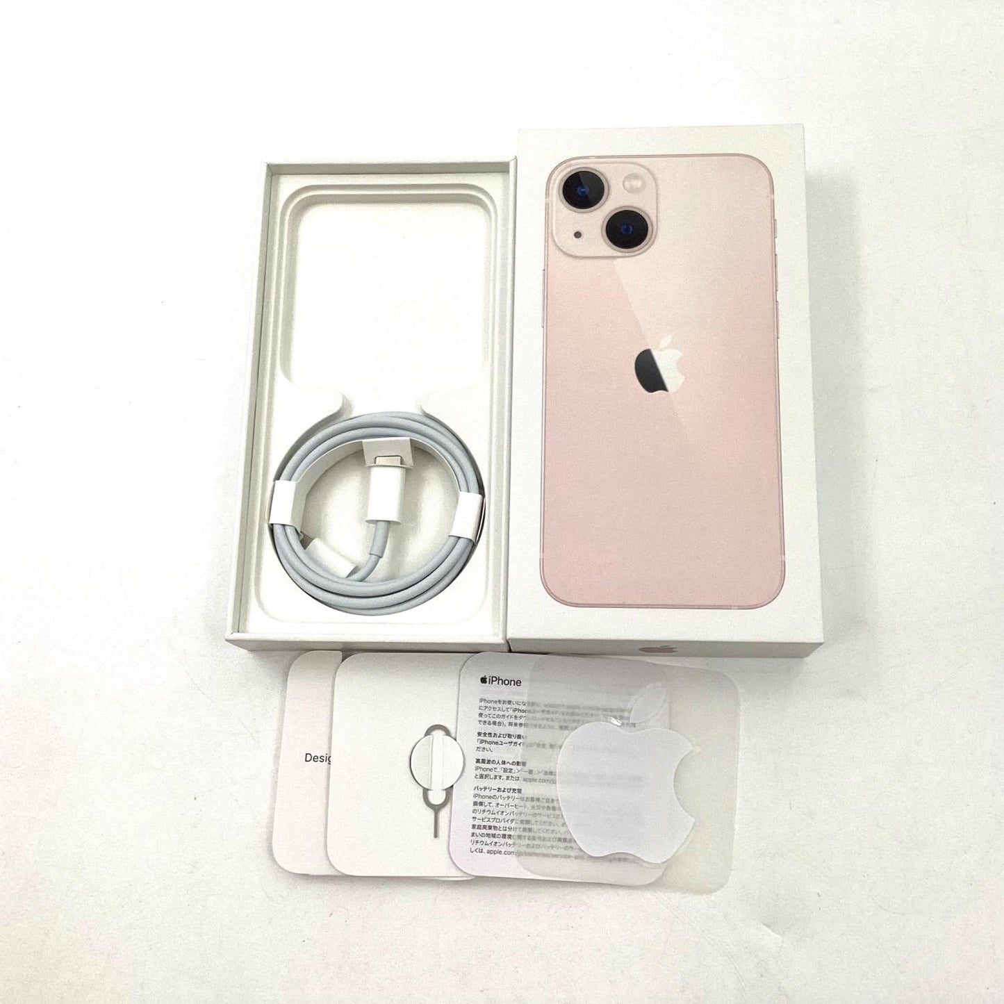 【全額返金保証】【最速発送】Apple iPhone iPhone 13 mini 128GB ピンク SIMフリー 白ロム 動作確認済 93%