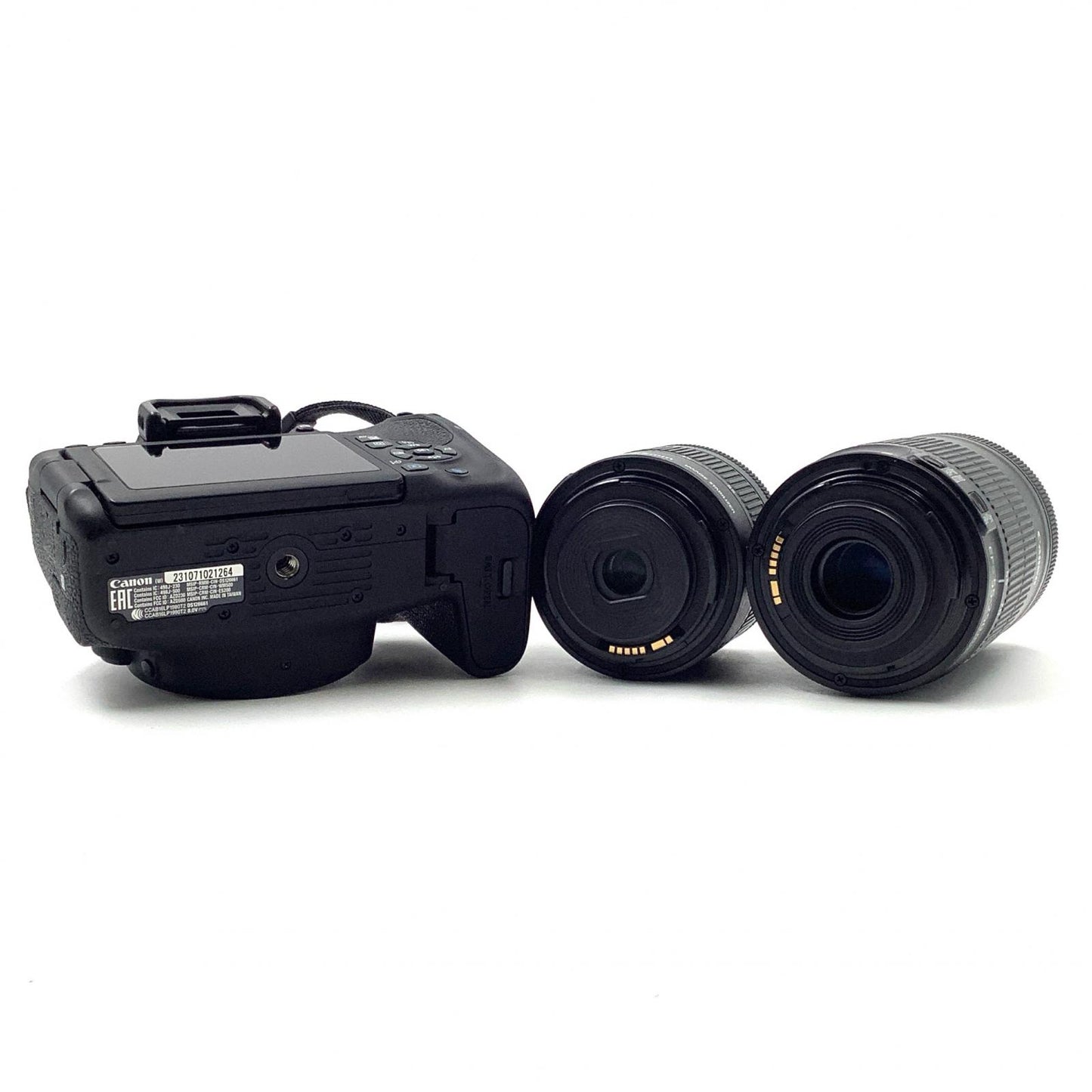 【全額返金保証】【最速発送】Canon デジタル一眼 EOS Kiss X9i ダブルズームキット ブラック 動作確認済