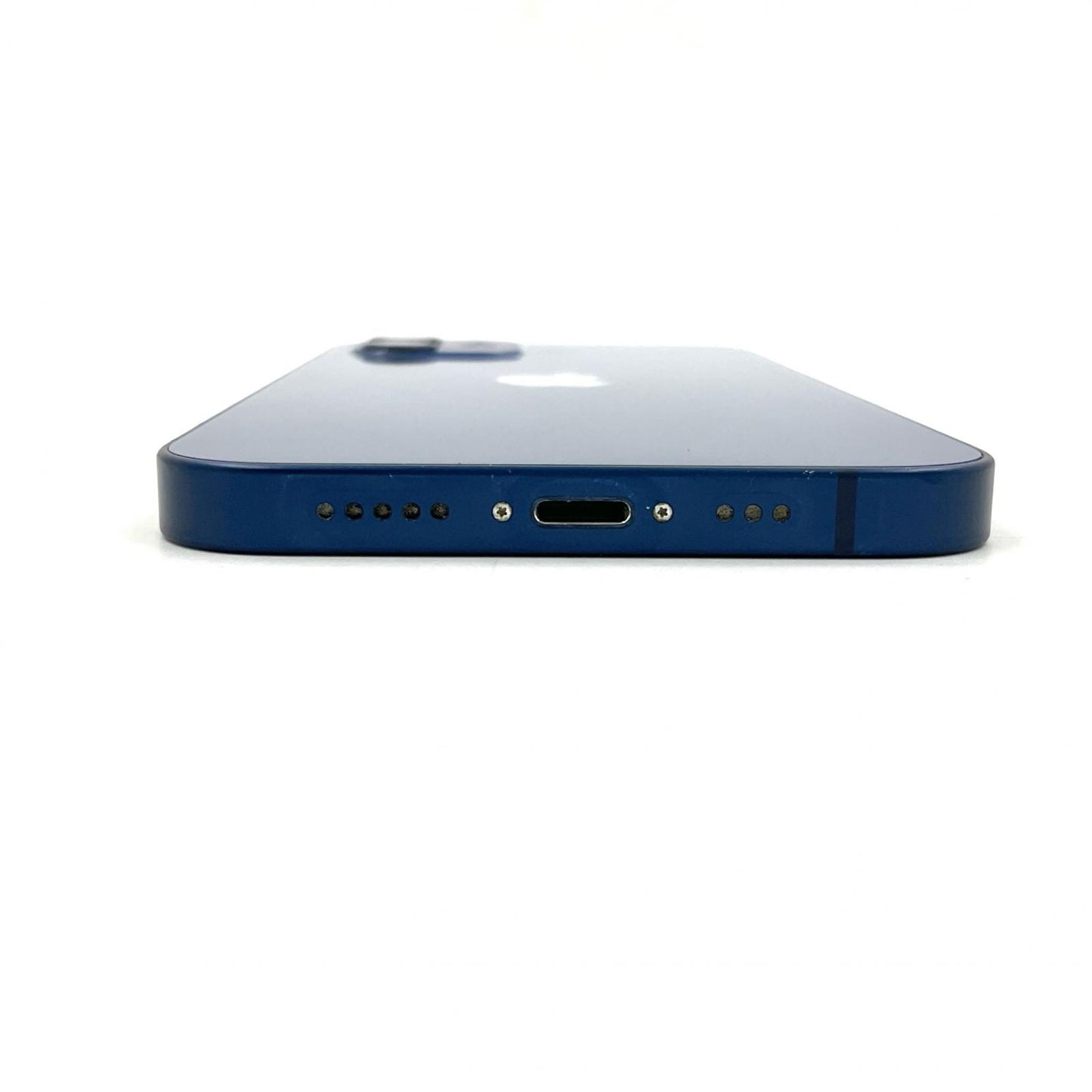 【全額返金保証】【最速発送】Apple iPhone iPhone 12 128GB ブルー docomo SIMフリー 白ロム 動作確認済 77%