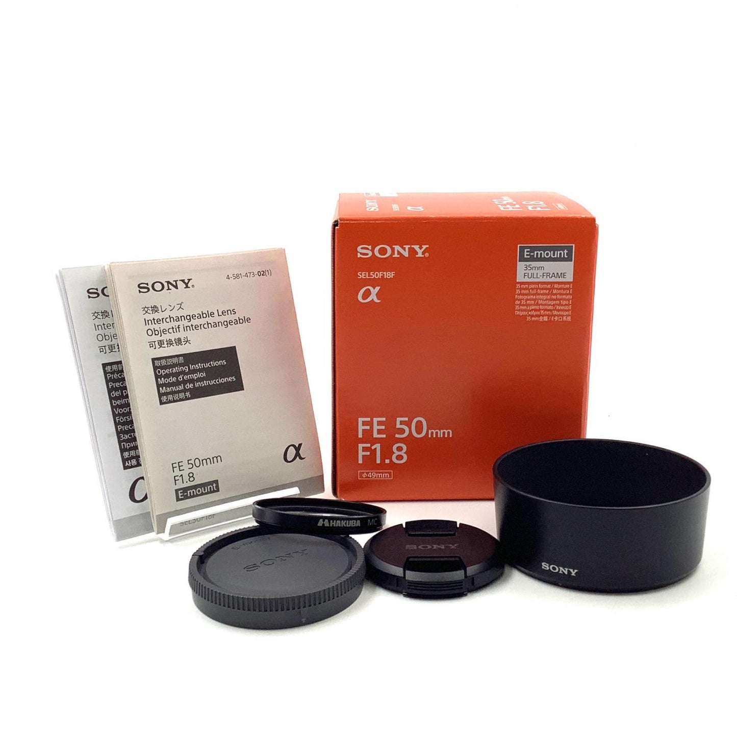 【全額返金保証】【最速発送】Sony FE 50mm F1.8 SEL50F18F 超美品 動作確認済