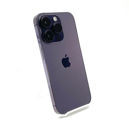 【全額返金保証】【最速発送】Apple iPhone iPhone 14 Pro 256GB ディープパープル docomo 動作確認済 85%