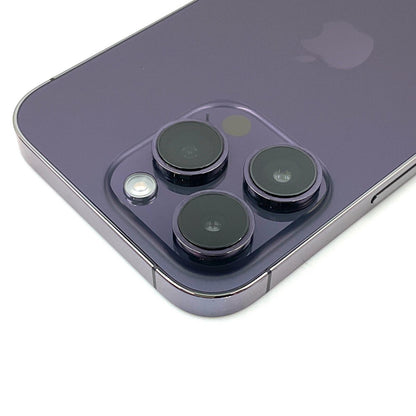 【全額返金保証】【最速発送】Apple iPhone iPhone 14 Pro 256GB ディープパープル docomo 動作確認済 85%