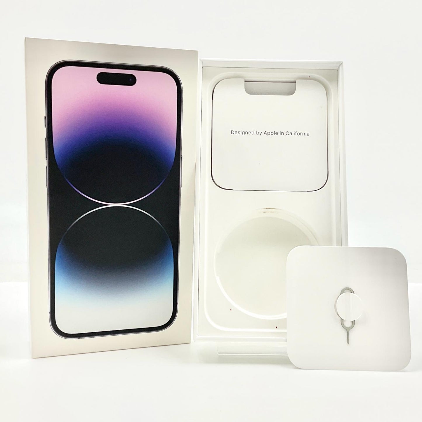 【全額返金保証】【最速発送】Apple iPhone iPhone 14 Pro 256GB ディープパープル docomo 動作確認済 85%