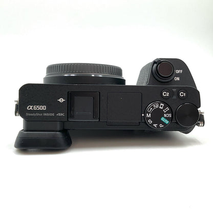 【全額返金保証】【最速発送】Sony デジタル一眼 α6500 ILCE-6500 ボディ ブラック 美品 動作確認済