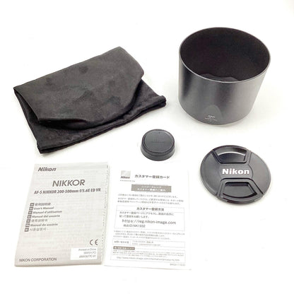 【全額返金保証】【最速発送】Nikon AF-S NIKKOR 200-500mm f/5.6E ED VR 美品 動作確認済