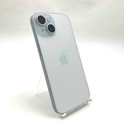 【全額返金保証】【最速発送】Apple iPhone iPhone 15 128GB ブルー Softbank SIMフリー 美品 動作確認済 92%