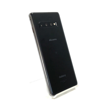 【全額返金保証】【最速発送】SAMSUNG Galaxy S10 128GB ブラックプリズム docomo SC-03L 白ロム 動作確認済
