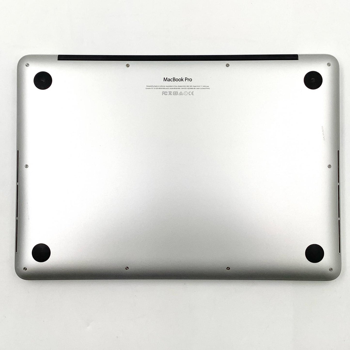 【最速発送】Apple MacBook Pro 13.3インチ 2015 2.7 GHz デュアルコア Intel Core i5 8GB SSD 128GB シルバー 79.8%【難有】