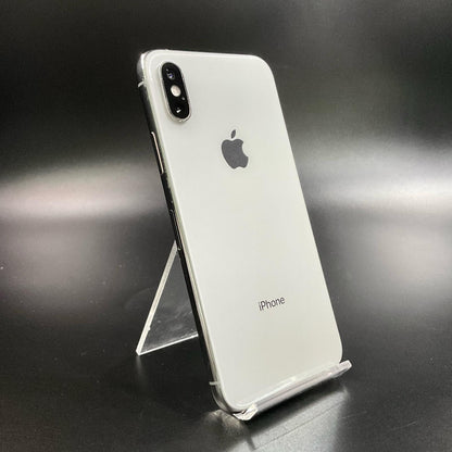 【全額返金保証】【最速発送】Apple iPhone iPhone XS 64GB シルバー au 白ロム 動作確認済 74%