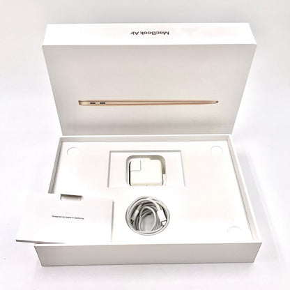 【最速発送】Apple MacBook Air 13.3インチ 2020 1.1GHz デュアルコア Intel Core i3 8GB SSD 512GB ゴールド 79.7%【難有】