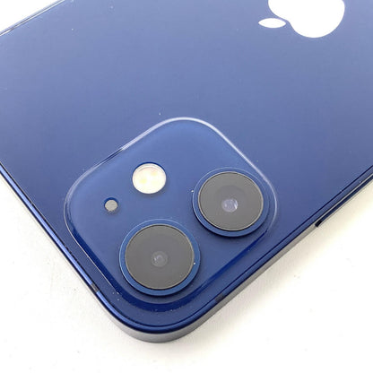 【全額返金保証】【最速発送】Apple iPhone iPhone 12 mini 128GB ブルー docomo 白ロム 動作確認済 84%