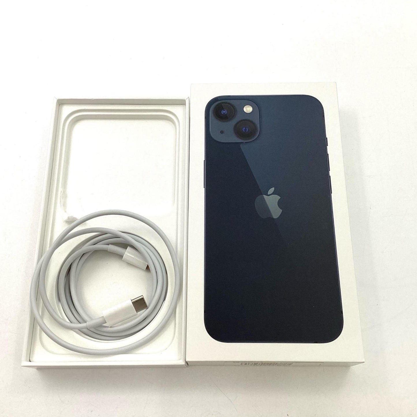 【全額返金保証】【最速発送】Apple iPhone iPhone 13 256GB ミッドナイト SIMフリー 動作確認済 80%