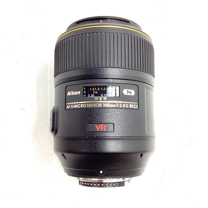 【全額返金保証】【最速発送】Nikon AF-S VR Micro-Nikkor 105mm f/2.8G IF-ED 超美品 動作確認済