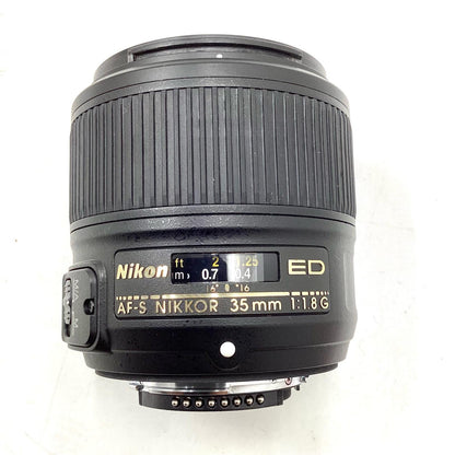 【全額返金保証】【最速発送】Nikon AF-S DX NIKKOR 35mm f/1.8G 美品 動作確認済