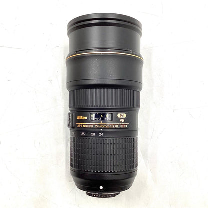 【全額返金保証】【最速発送】Nikon AF-S NIKKOR 24-70mm f/2.8E ED VR 美品 動作確認済