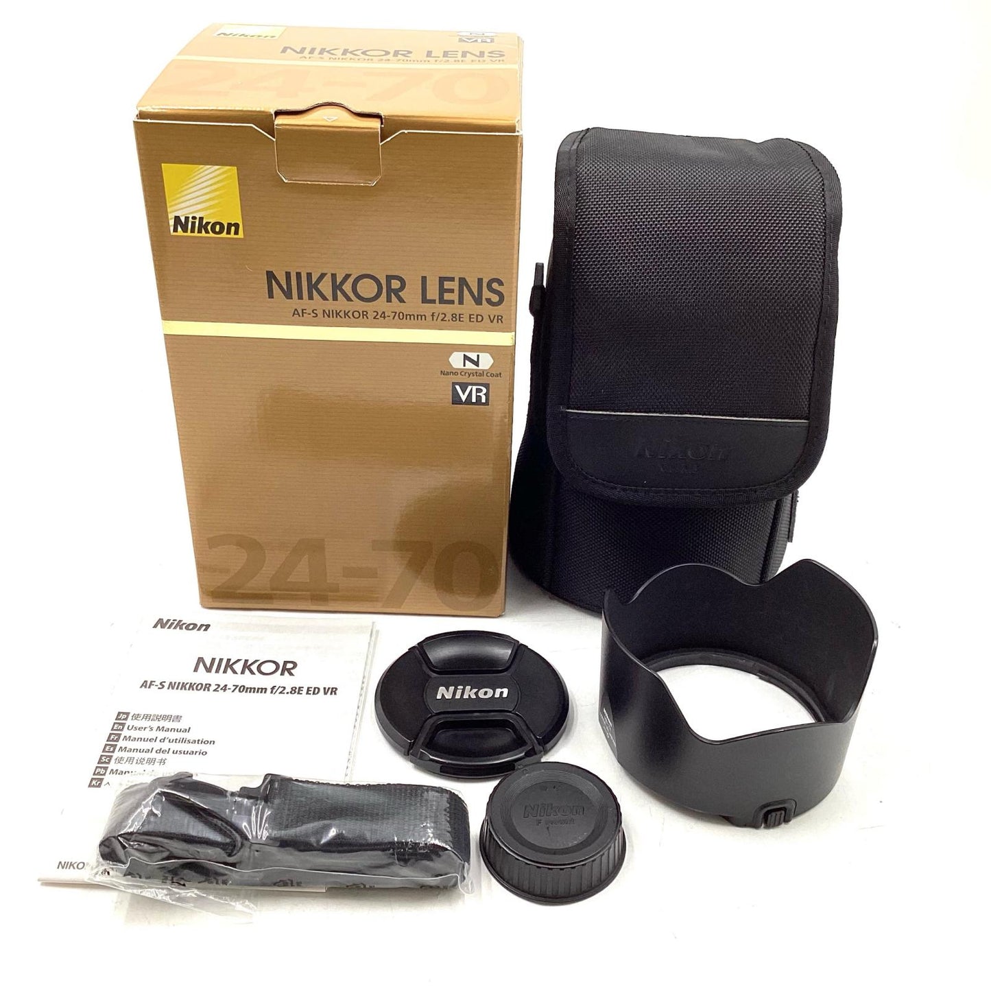 【全額返金保証】【最速発送】Nikon AF-S NIKKOR 24-70mm f/2.8E ED VR 美品 動作確認済