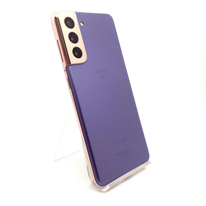 【全額返金保証】【最速発送】SAMSUNG Galaxy S21 5G 256GB ファントムバイオレット docomo SC-51B 白ロム 動作確認済