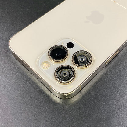 【最速発送】Apple iPhone iPhone 13 Pro 256GB ゴールド au 白ロム【難有】 76%