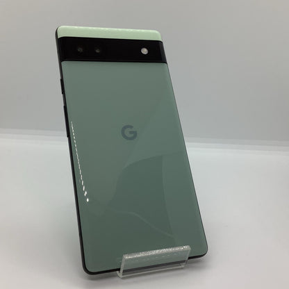 【全額返金保証】【最速発送】Google Pixel 6a 128GB Sage au SIMフリー 白ロム 動作確認済