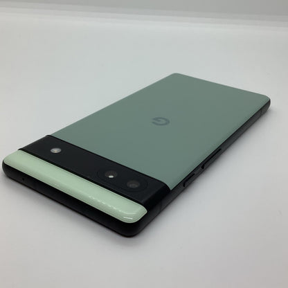 【全額返金保証】【最速発送】Google Pixel 6a 128GB Sage au SIMフリー 白ロム 動作確認済