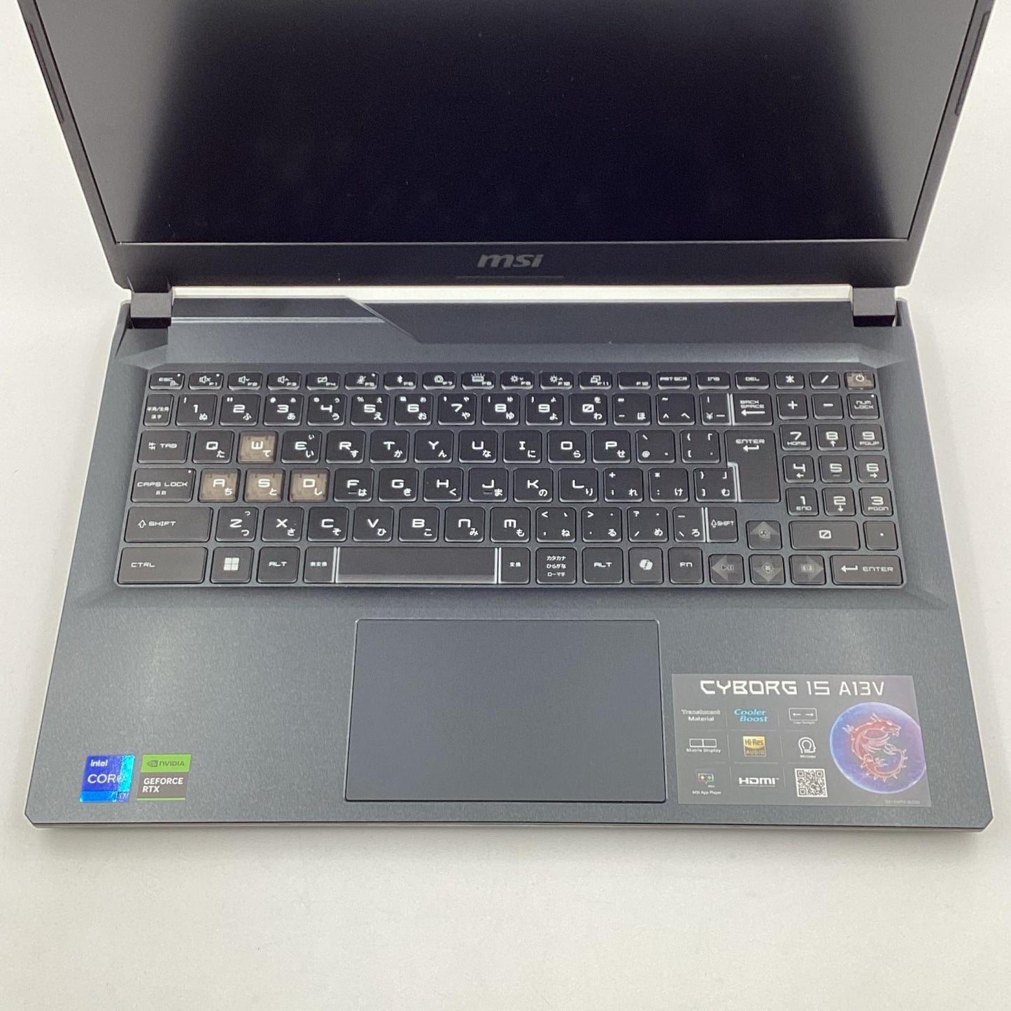 【全額返金保証】【最速発送】MSI Cyborg 15 A13V Cyborg-15-A13VFK-1002JP 13th Gen Intel Core i7-13620H 2.40GHz 16GB M.2 SSD 512GB GeForce RTX 4060 Laptop GPU 95.2% 動作確認済