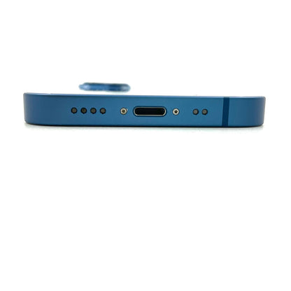 【全額返金保証】【最速発送】Apple iPhone iPhone 13 mini 128GB ブルー au 白ロム 動作確認済 80%