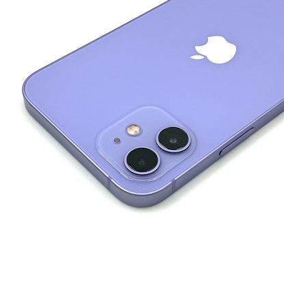 【全額返金保証】【最速発送】Apple iPhone iPhone 12 128GB パープル au 白ロム 動作確認済 75%