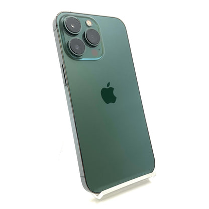 【全額返金保証】【最速発送】Apple iPhone iPhone 13 Pro 128GB アルパイングリーン au 白ロム 動作確認済 92%