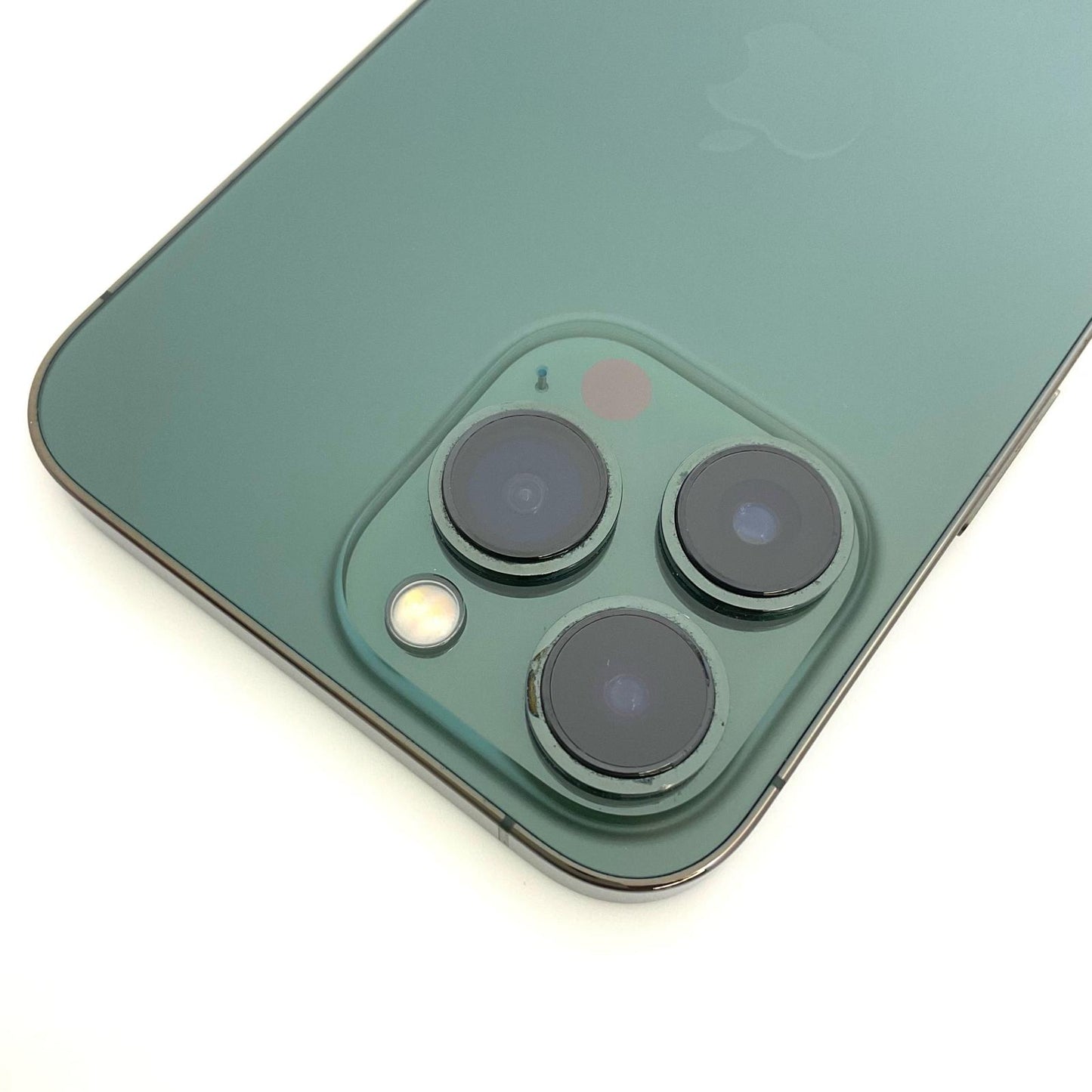 【全額返金保証】【最速発送】Apple iPhone iPhone 13 Pro 128GB アルパイングリーン au 白ロム 動作確認済 92%