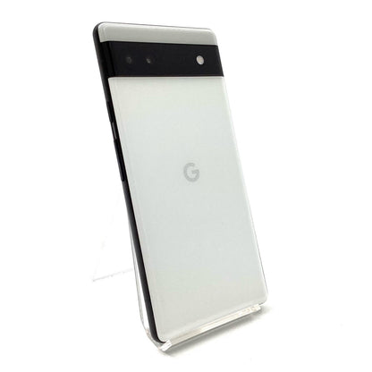 【全額返金保証】【最速発送】Google Pixel 6a 128GB Chalk au GB17L 白ロム 動作確認済